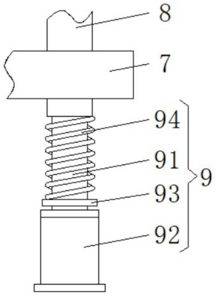 Textile machine frame for thread dividing and distributing