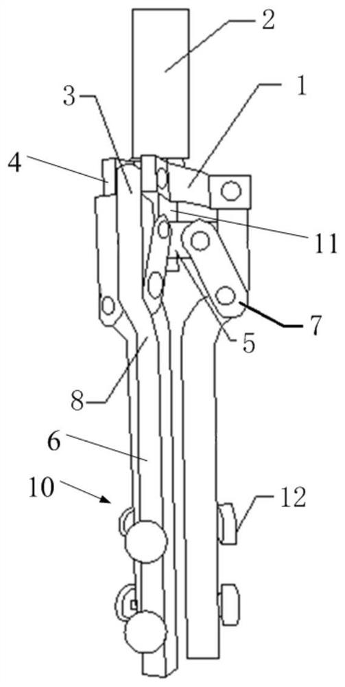 Automatic grabbing mechanical arm