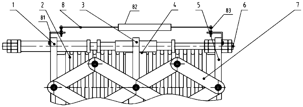 Expansion joint with displacement real-time monitoring function and large displacement compensation