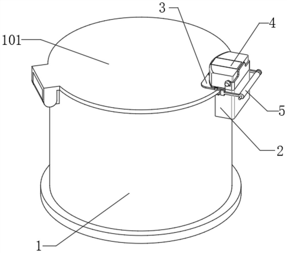 Safety protection device of passive intelligent lock based on RFID