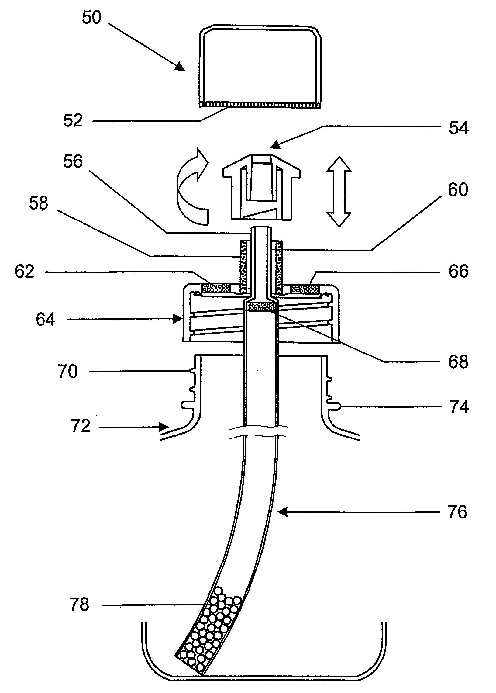 Vented closures for containers