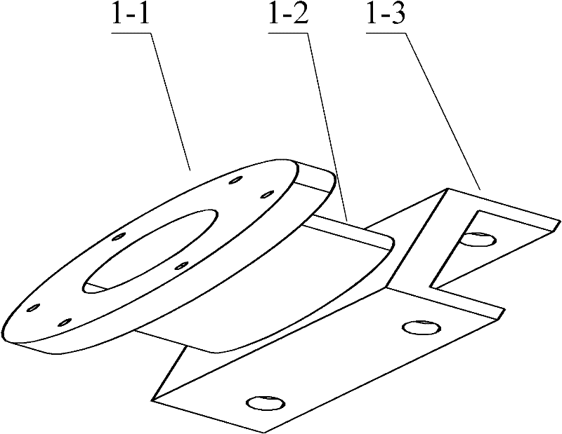 Low-frequency large-deflection adjustable inertia load analog piece