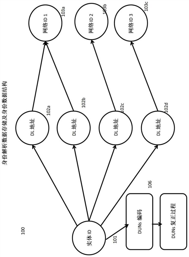 System and method for identity resolution across disparate distributed immutable ledger networks