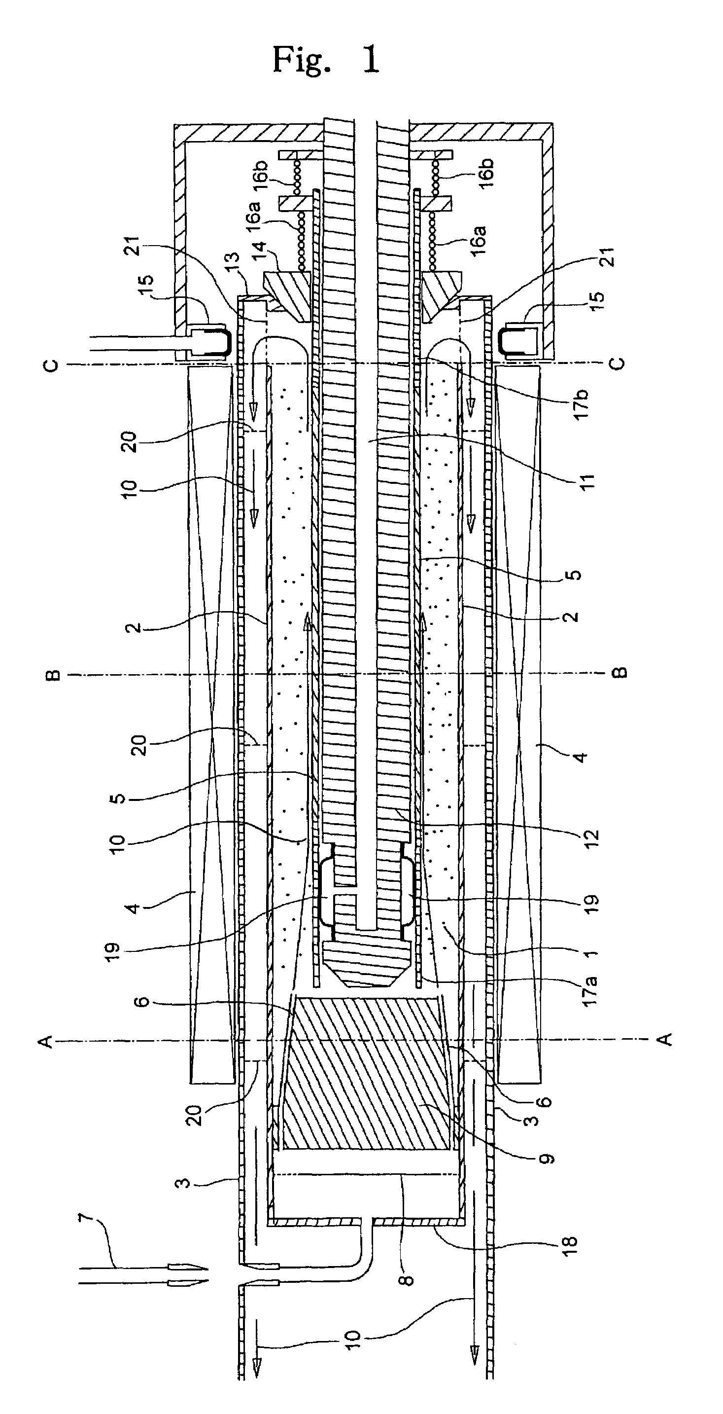 Surface roughening treatment method of object being treated, and apparatus therefor
