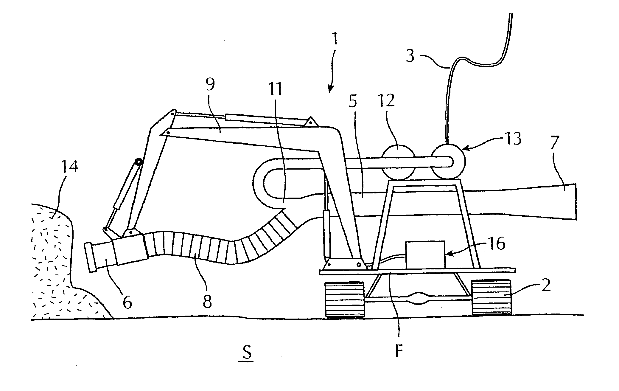 Method and device for subsea dredging