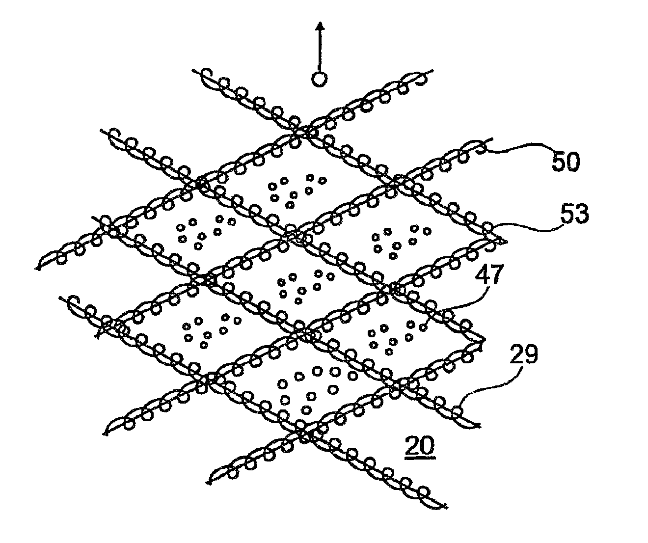 Highly flexible absorbent laminate and method for production thereof