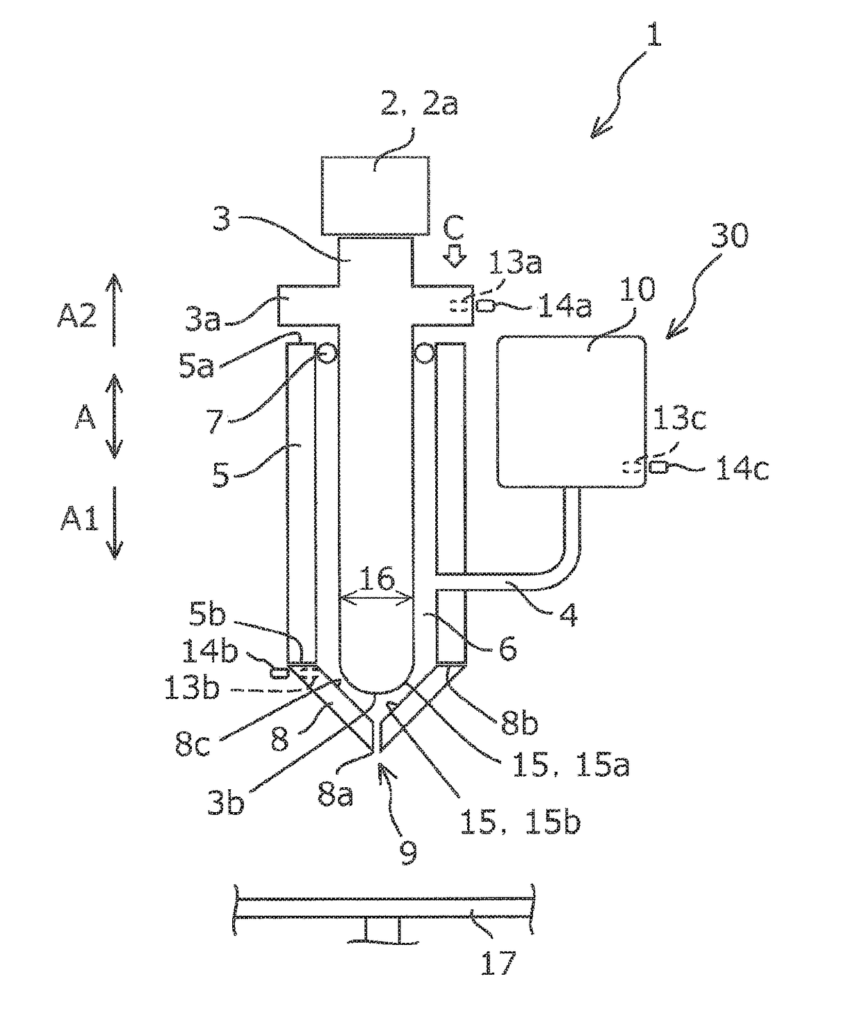 Fluid material ejecting apparatus