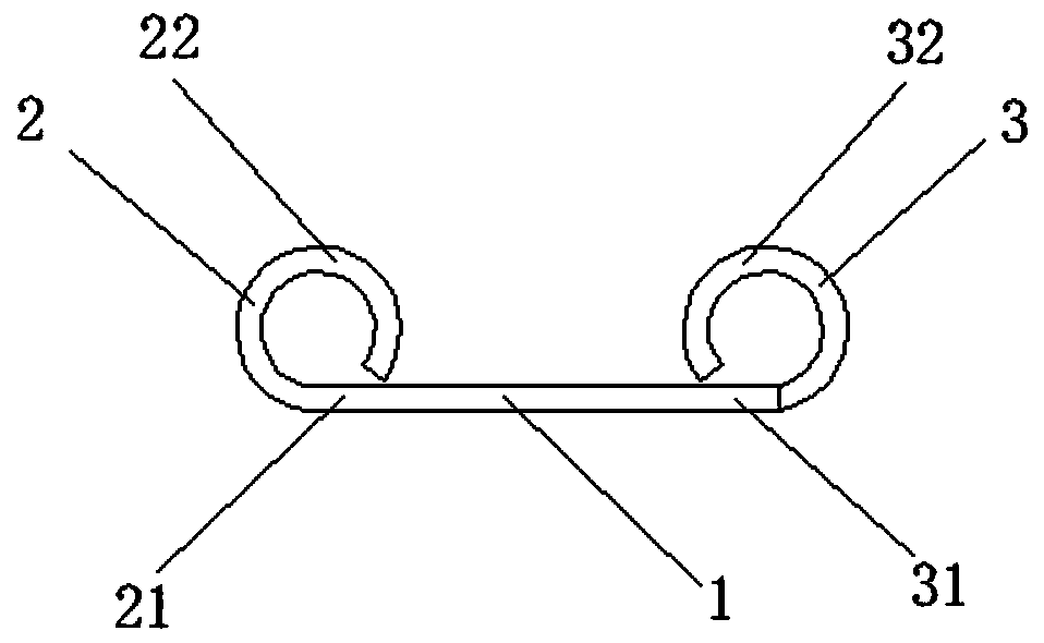 Punch forming connecting part capable of achieving double-shaft connection