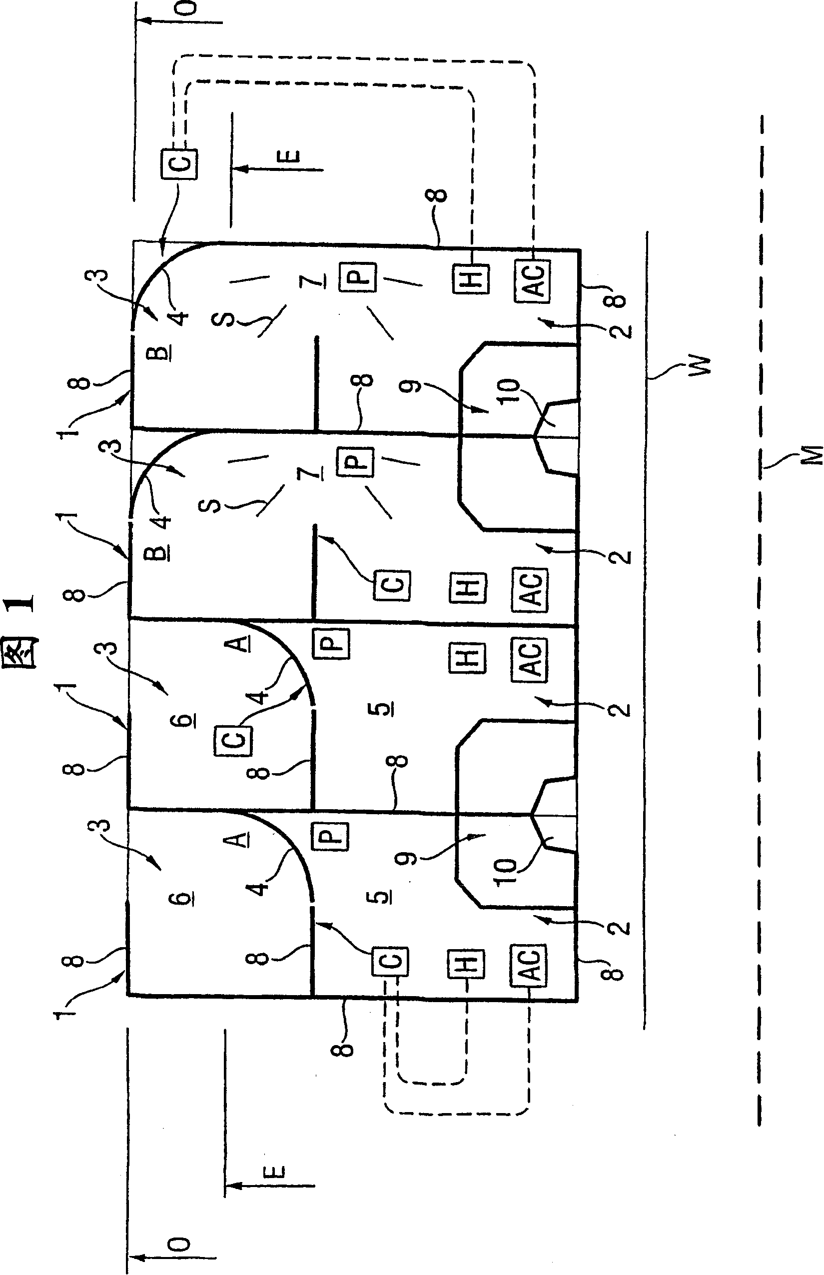 Method for modifying a room unit and a modifiable room unit