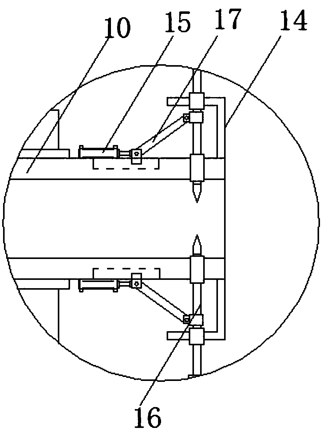 A kind of stripping recovery device for transmission line