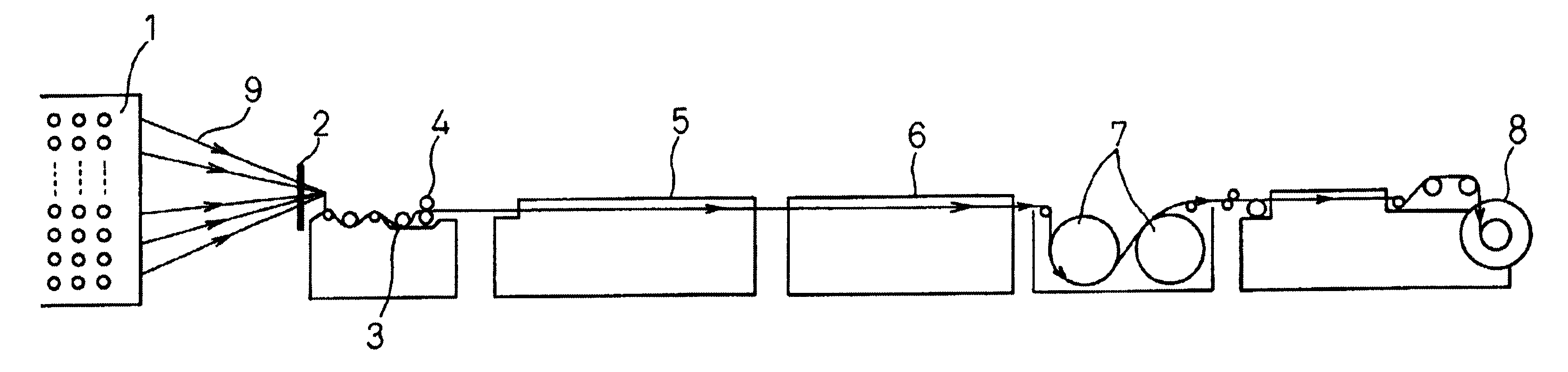 Beam for weaving and sizing method