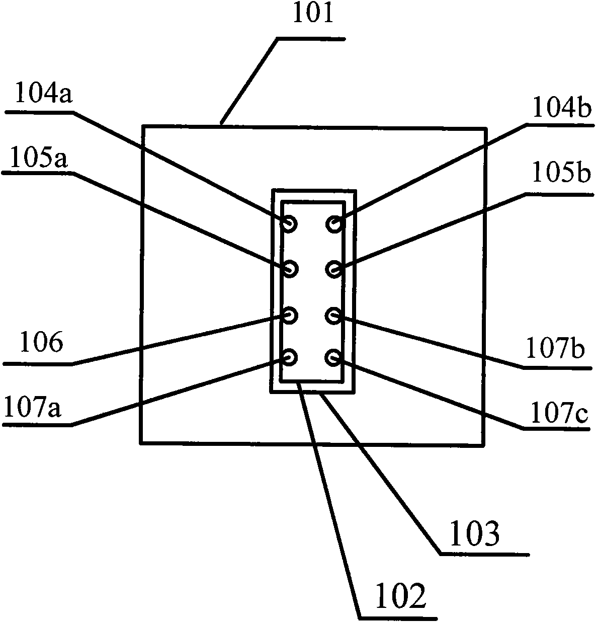 PCB, mould and LED display device