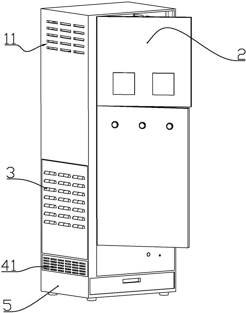 Constant temperature and humidity power distribution cabinet