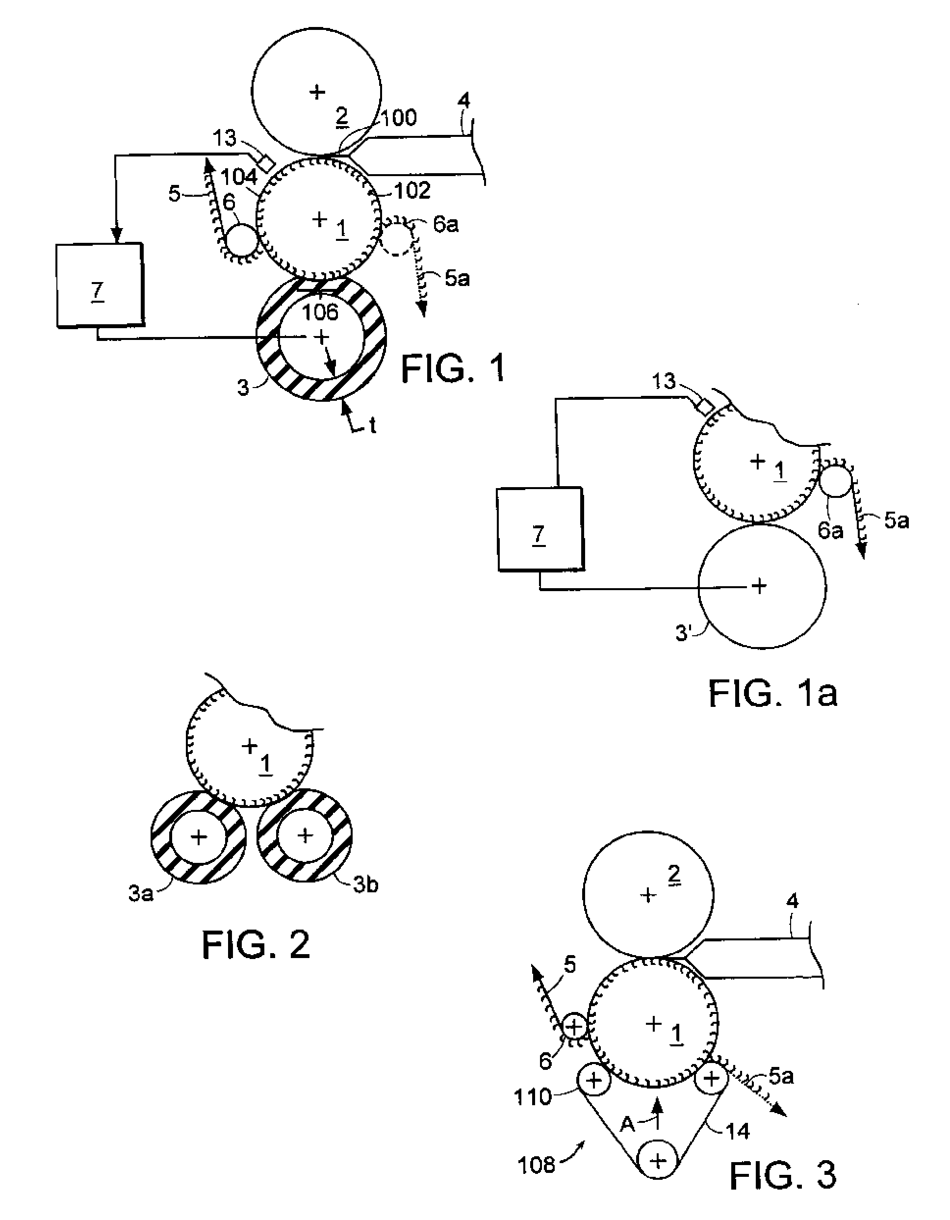 Continuous molding of fastener products and the like and products produced thereby