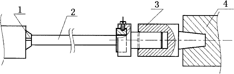 Machining method of semi-rigid cable part