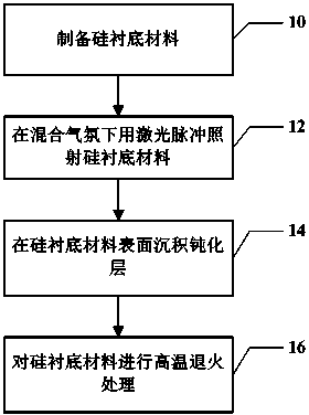 Method for manufacturing black silicon materials