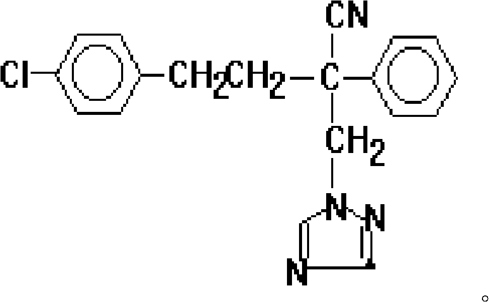 Bactericidal composition containing fenbuconazole and strobilurin compound
