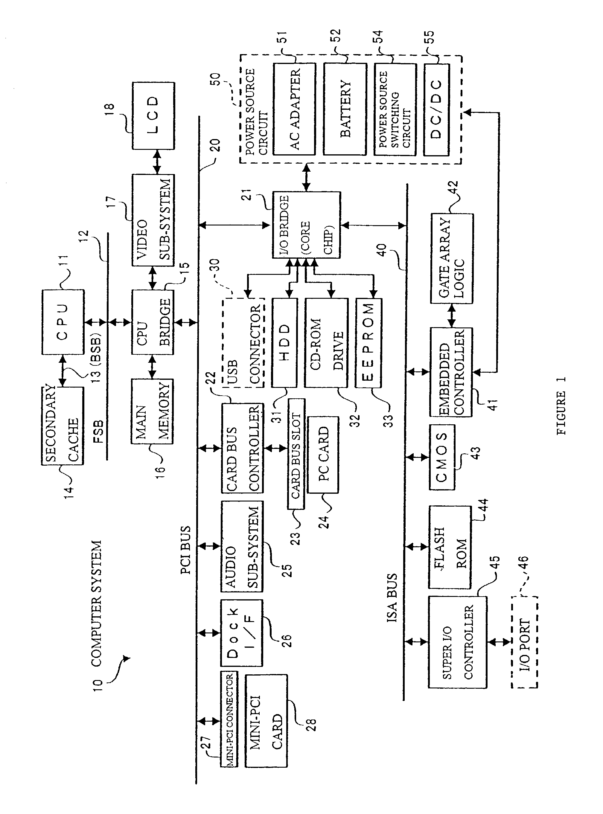 Electrical apparatus, computer, power switching unit, and power switching method