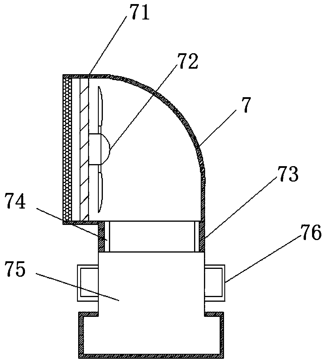 Communication network cable branching equipment