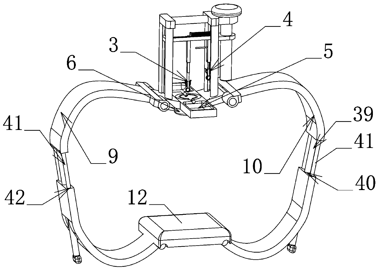 A skin disease wart cutting device