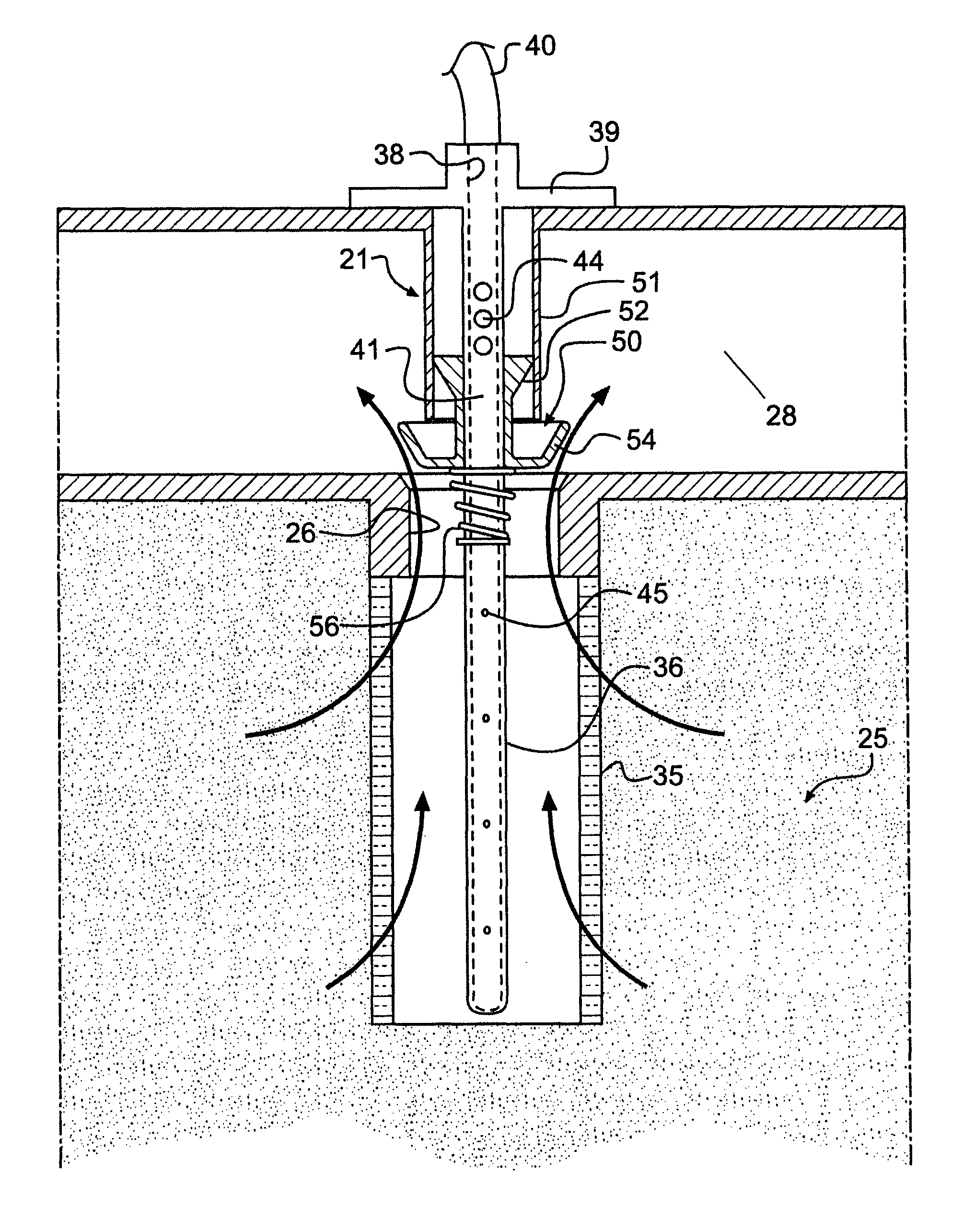 Automatic flow blocking system for reverse pulse filter cleaning