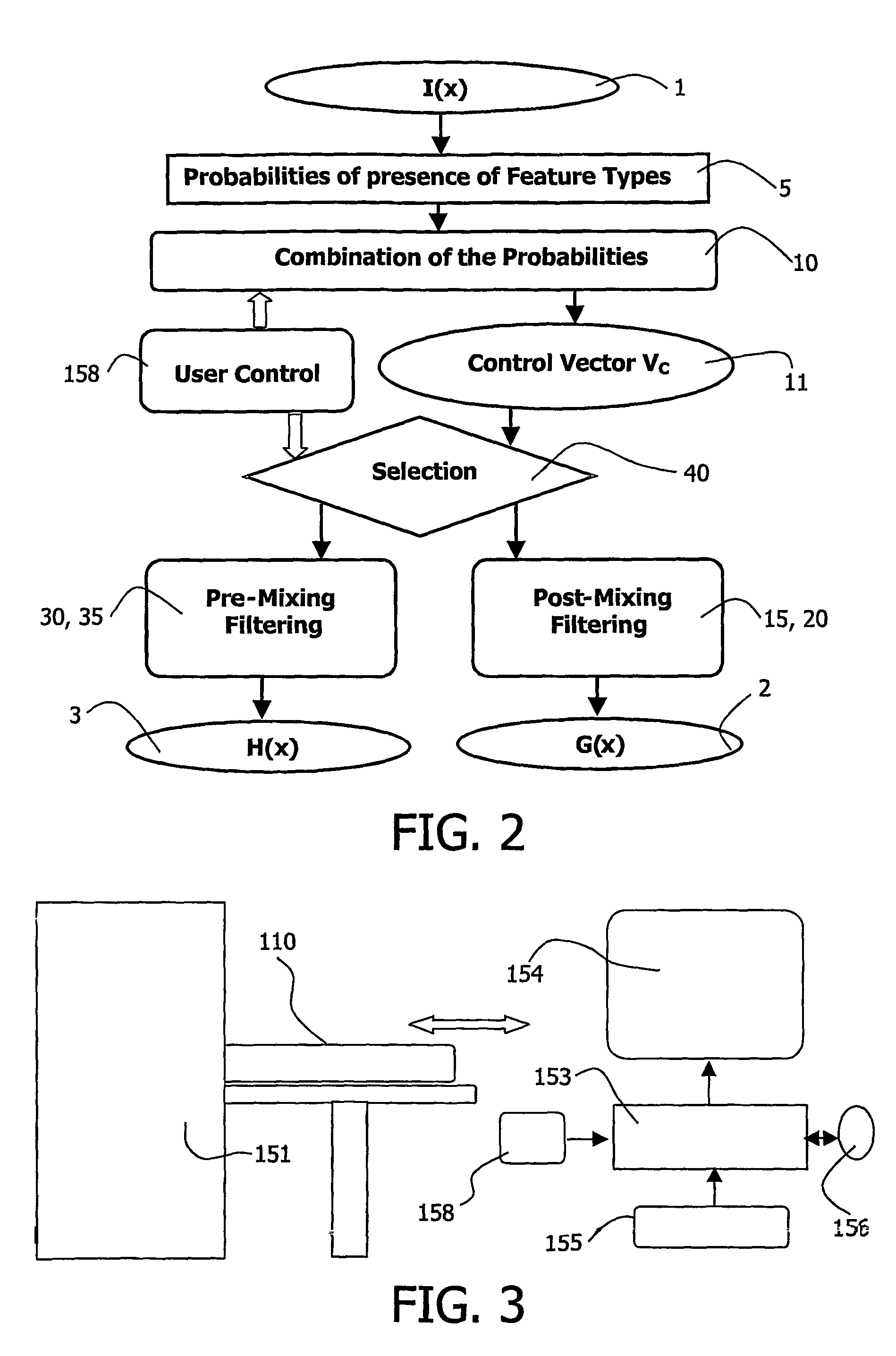 Image viewing system and method for generating filters for filtering image features according to their type