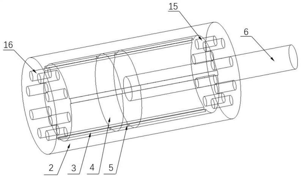 Hydraulic drive internal combustion engine cylinder hole machining honing head and hydraulic circuit thereof