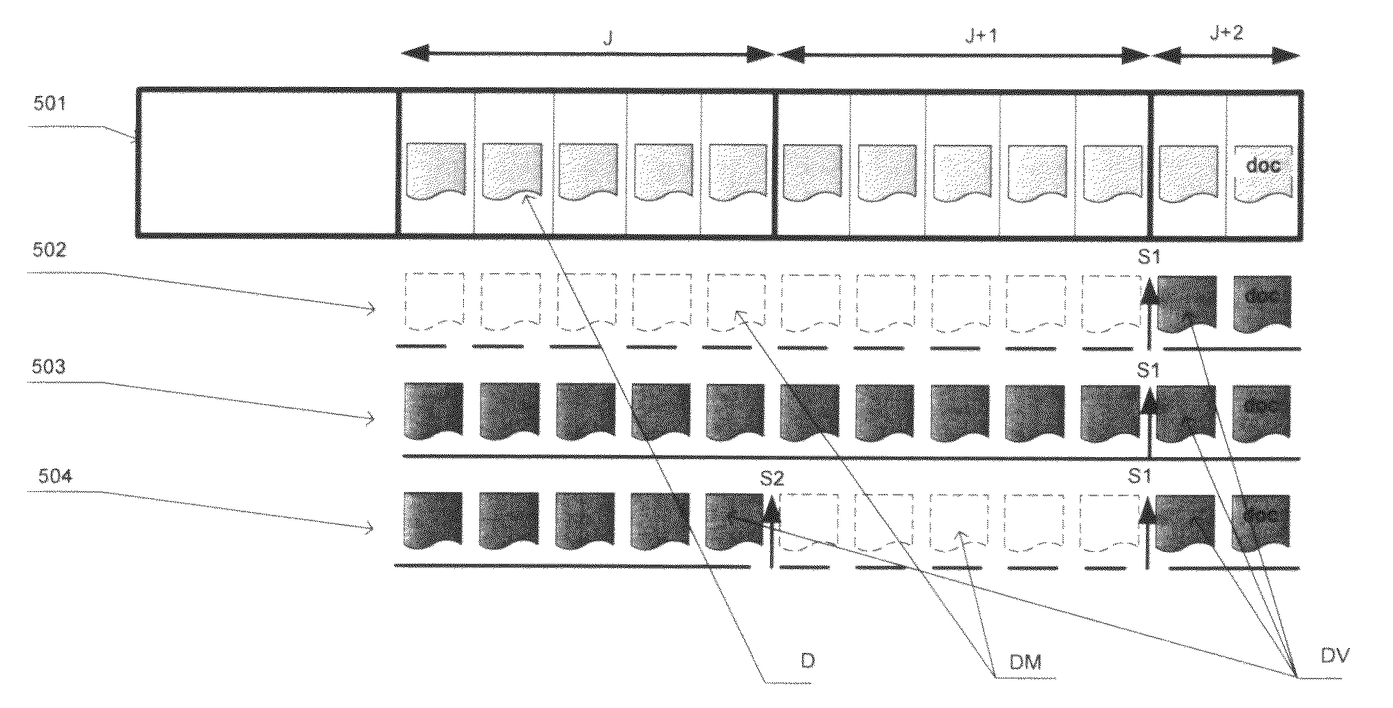 Display device and method aiming to protect access to audiovisual documents recorded in storage means
