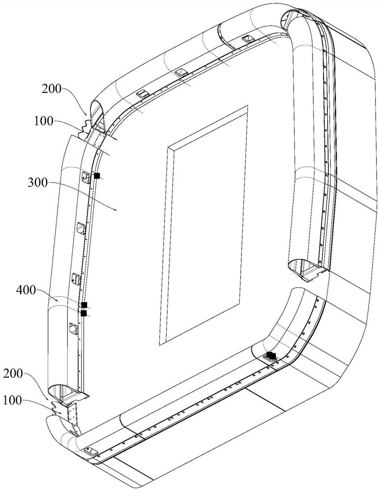 Train carriage joint aerodynamic noise control device and method, and train