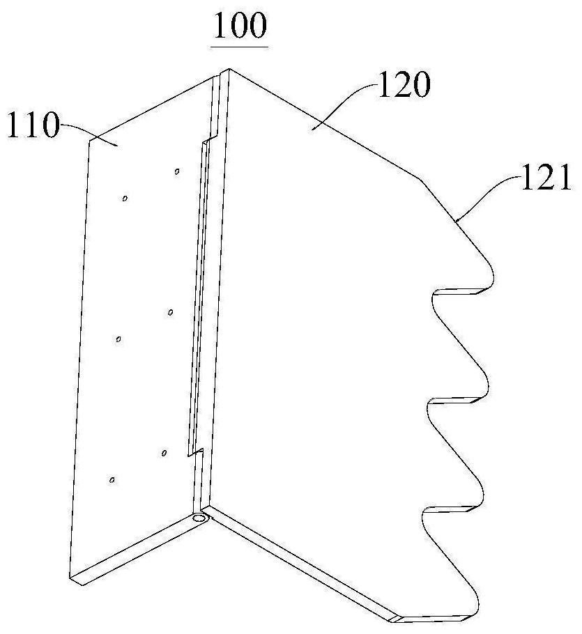 Train carriage joint aerodynamic noise control device and method, and train