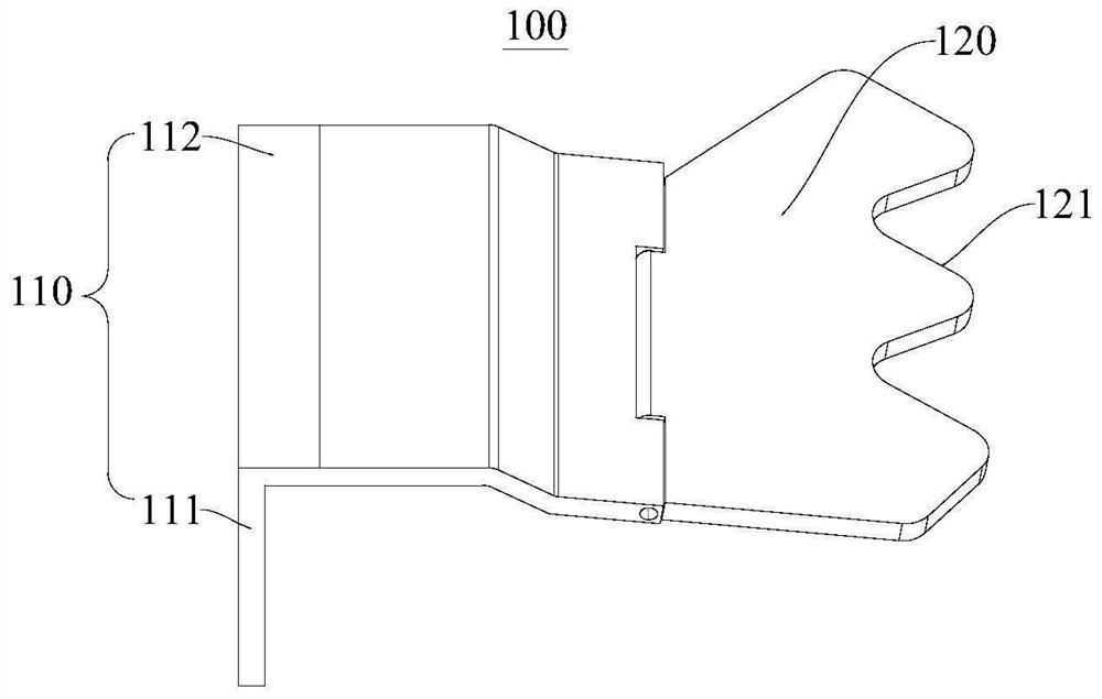 Train carriage joint aerodynamic noise control device and method, and train