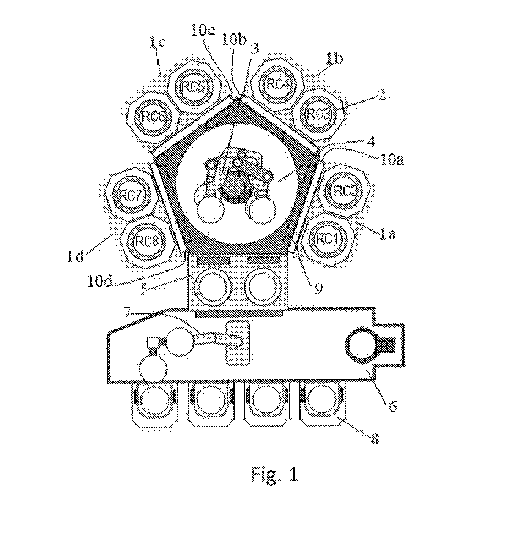 Single-and dual-chamber module-attachable wafer-handling chamber