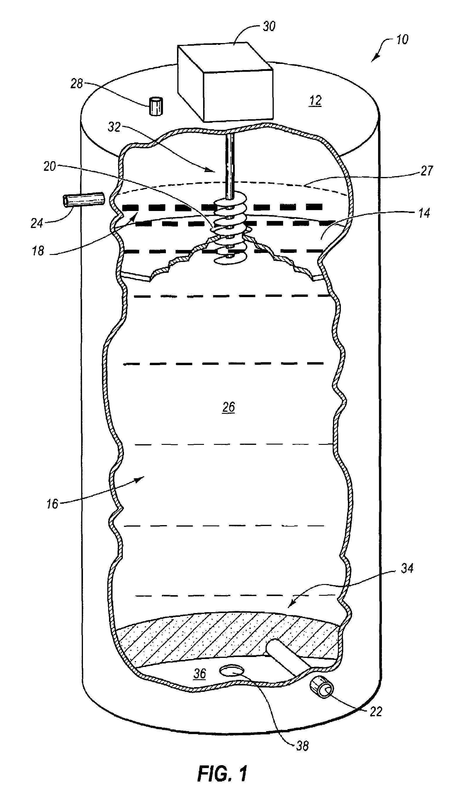 Methods for removal of non-digestible matter from an upflow anaerobic digester