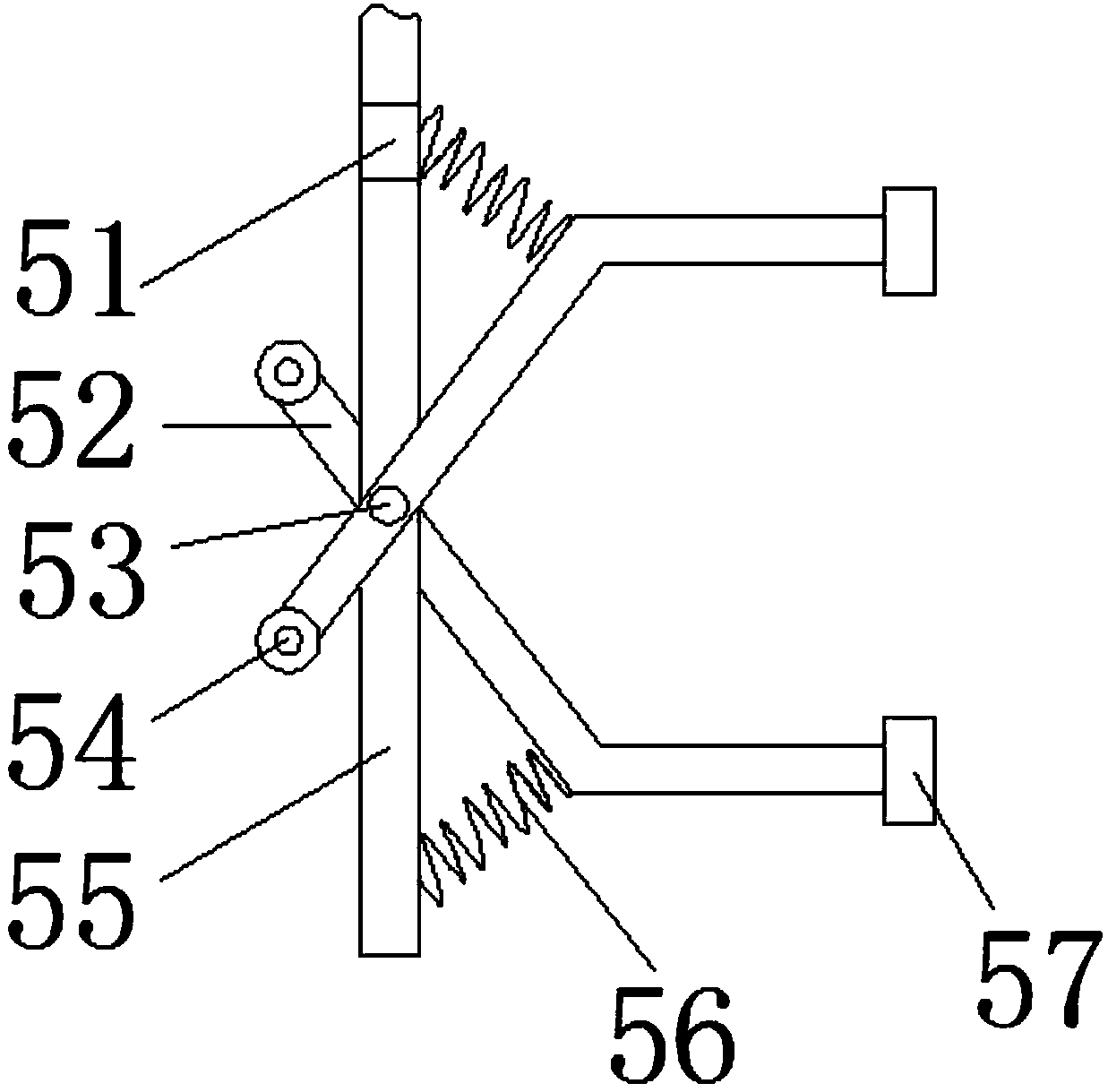 Building engineering plastic recycling crushing device