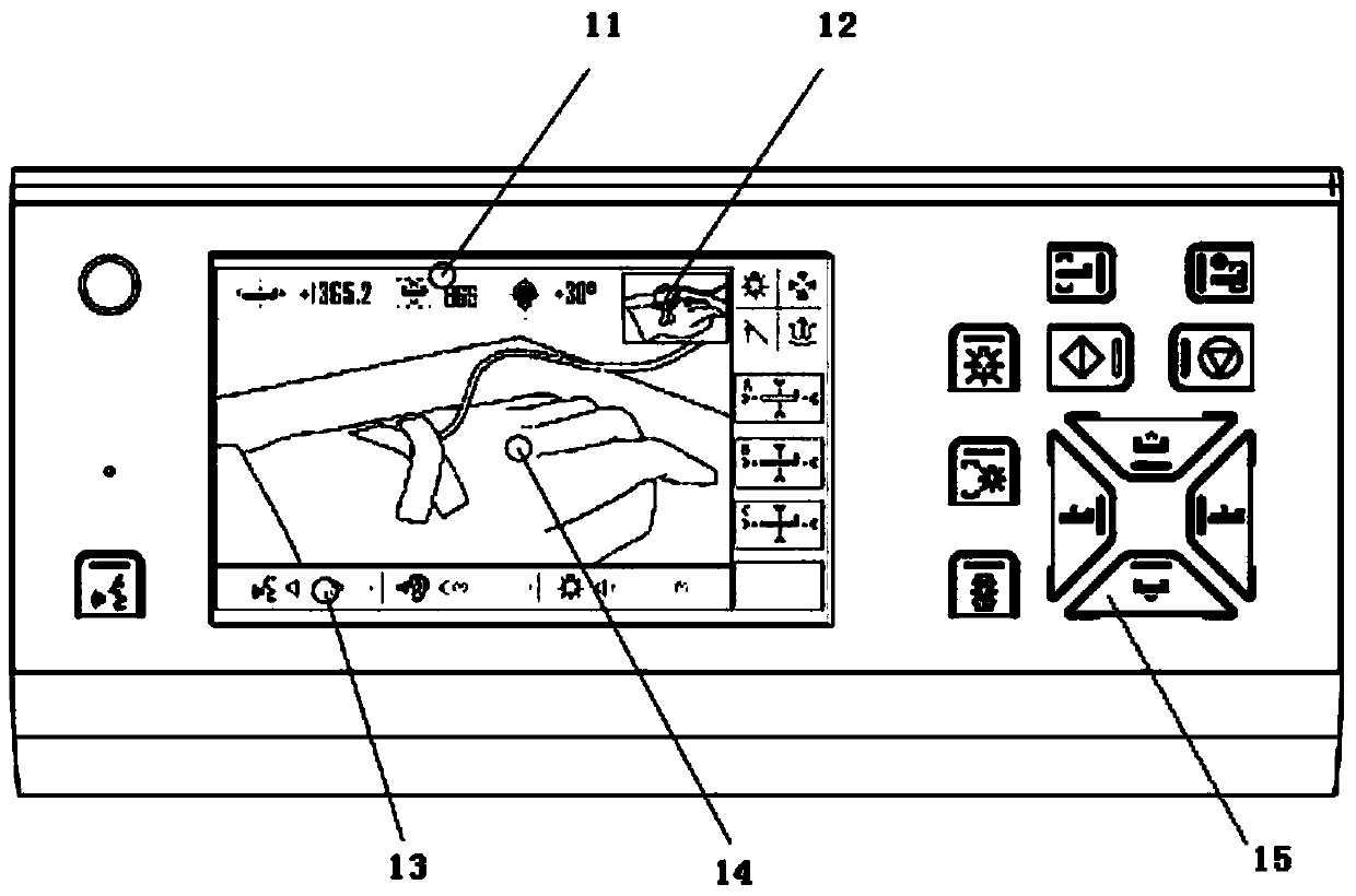 CT (computed tomography) control box with multi-touch display screen