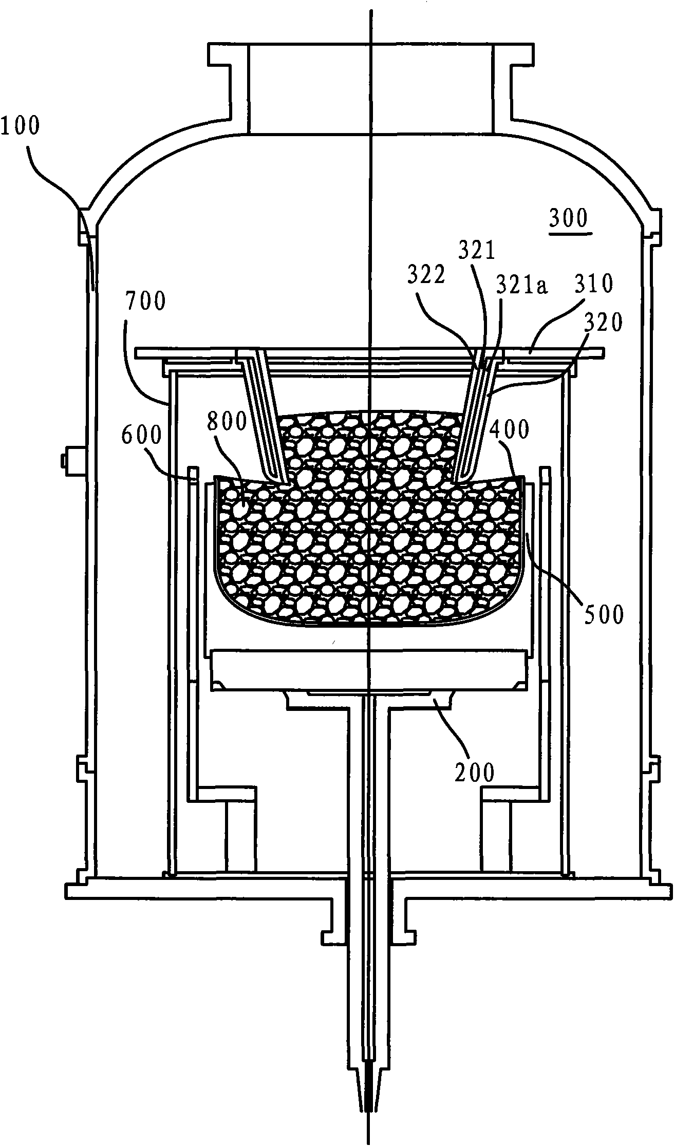 Heat shield for single crystal furnace and single crystal furnace with same