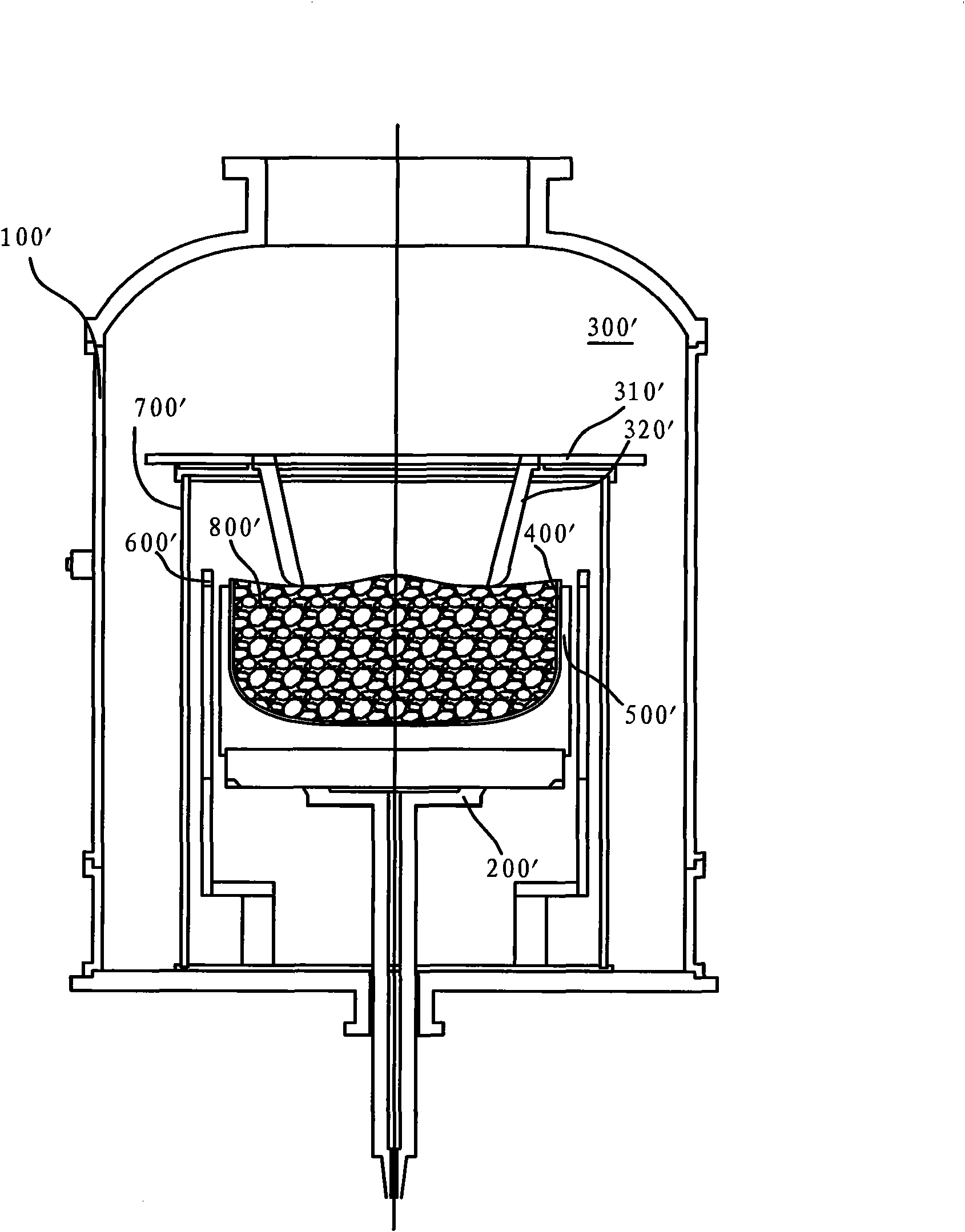 Heat shield for single crystal furnace and single crystal furnace with same