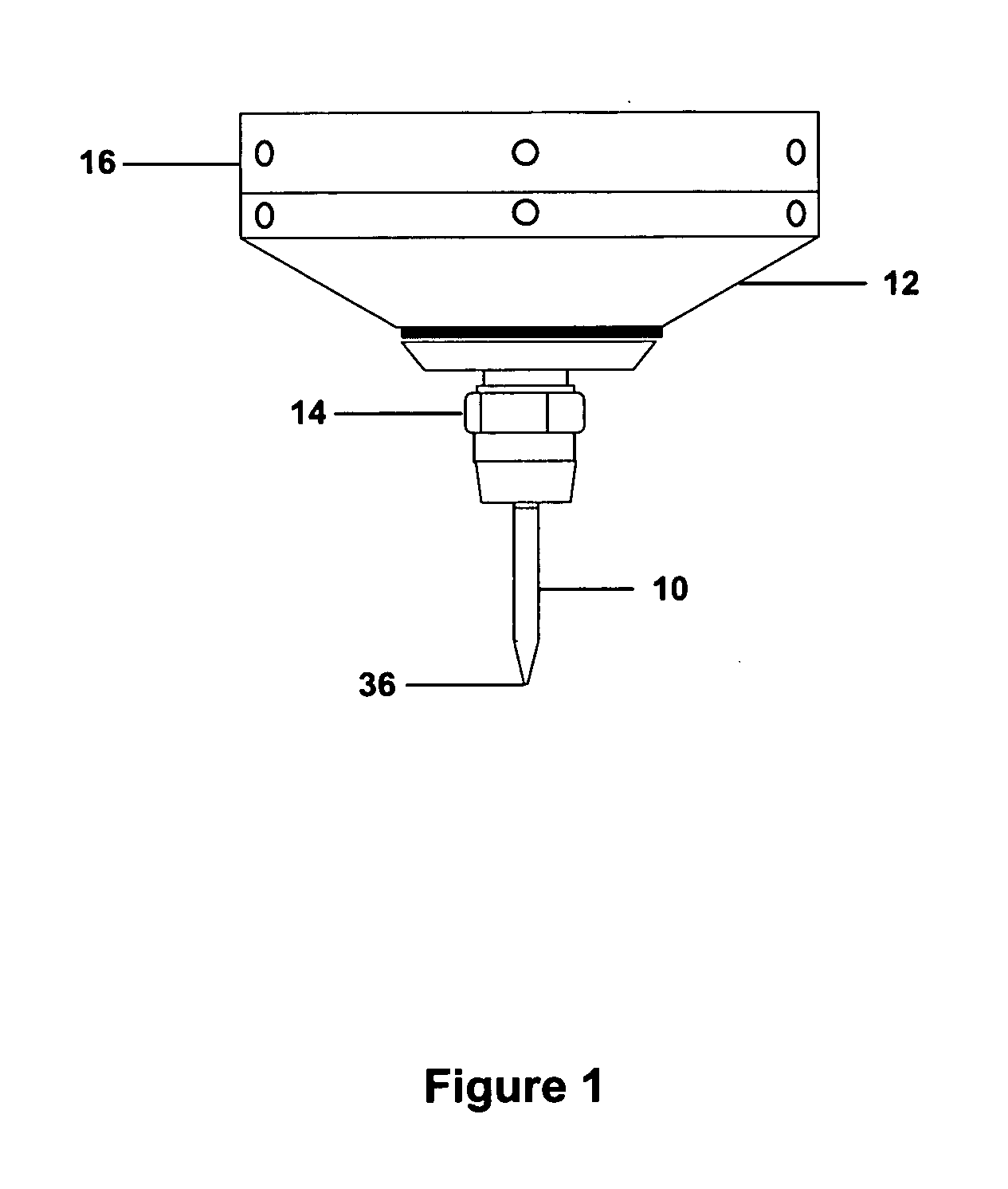 Annular aerosol jet deposition using an extended nozzle
