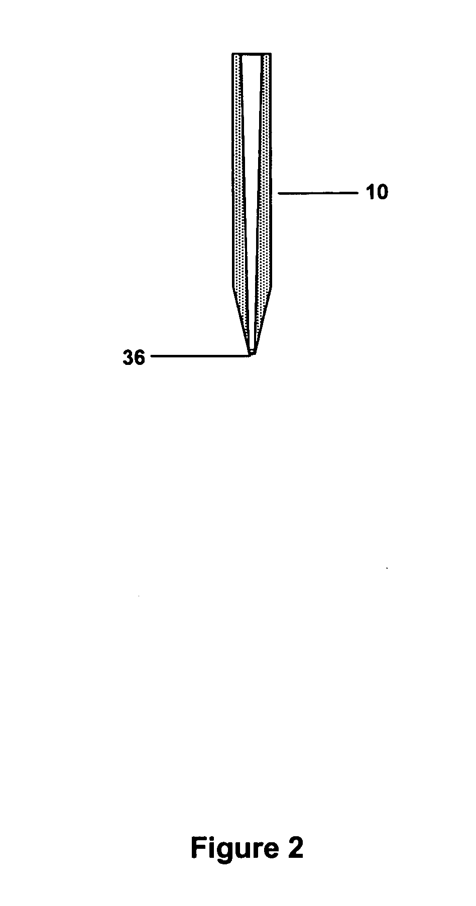 Annular aerosol jet deposition using an extended nozzle