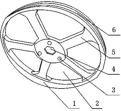 Drive pulley used on large-scale building mechanical equipment
