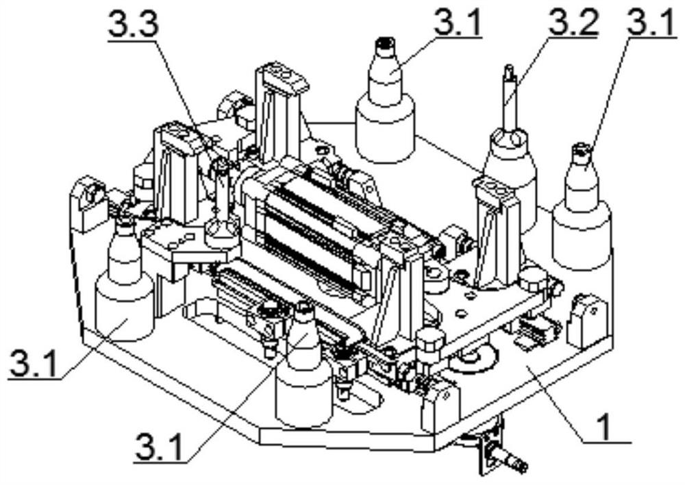 Workholding device for robot deburring workstation