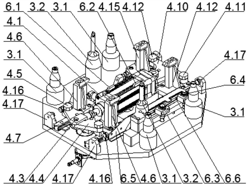 Workholding device for robot deburring workstation