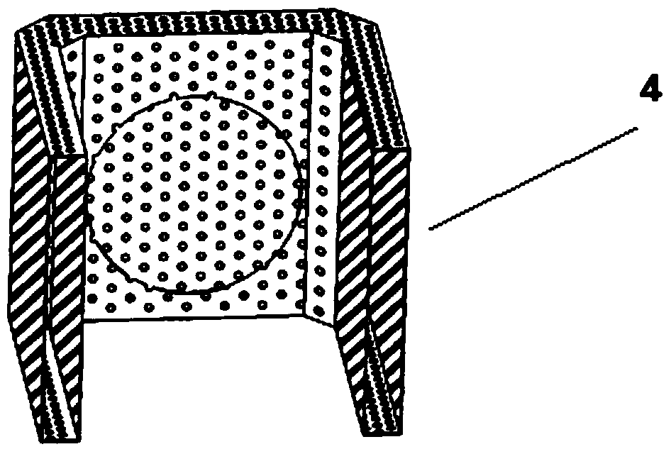 A fan air inlet muffler