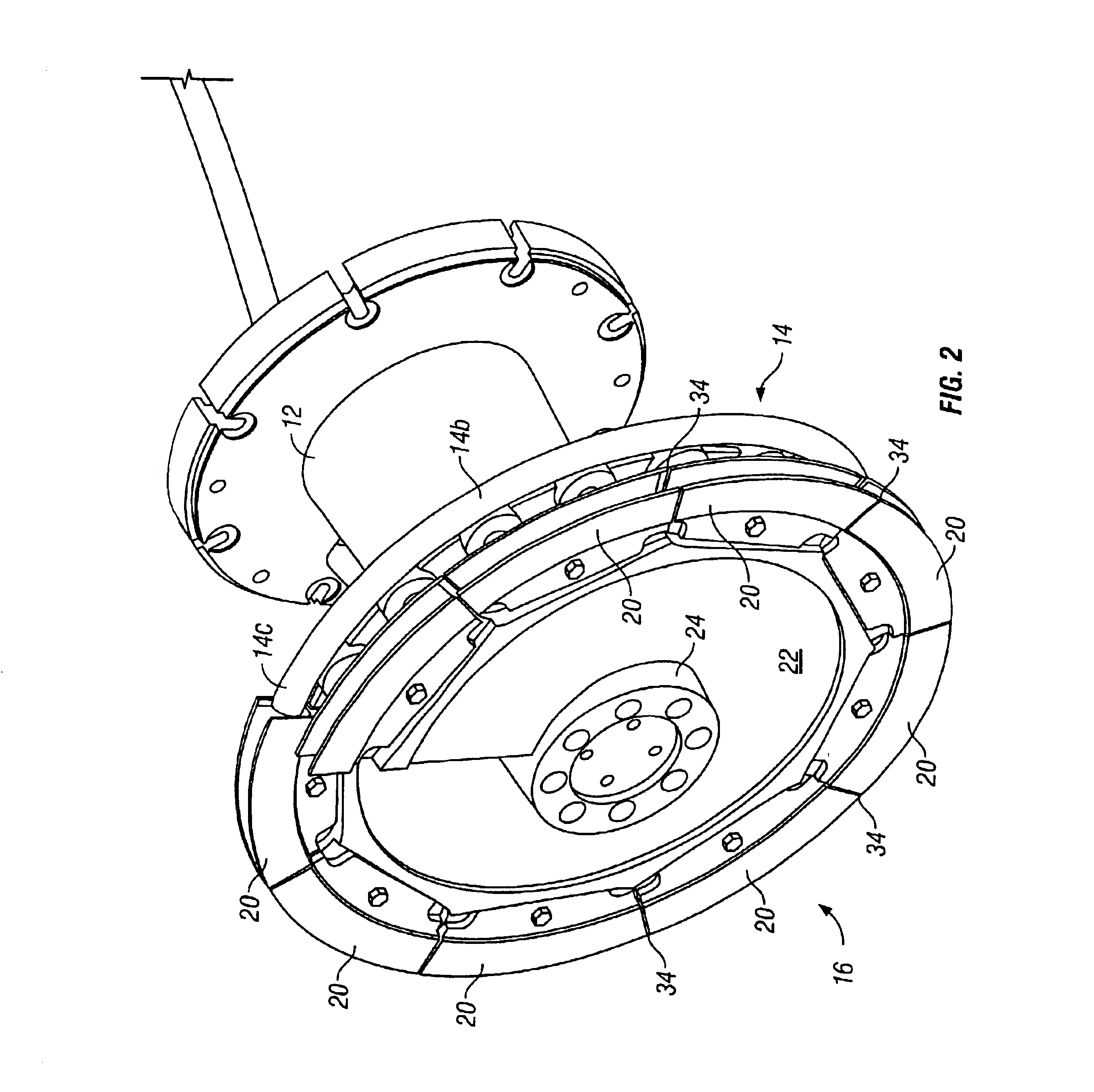 Segmented ring guide for rolling mill laying head
