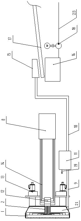 High-pressure-water cavitation rock breaking TBM and construction method thereof
