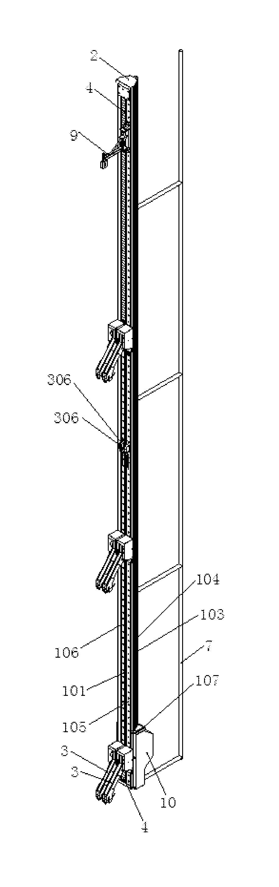 Sealed and integrated climbing scaffold and method for using the same