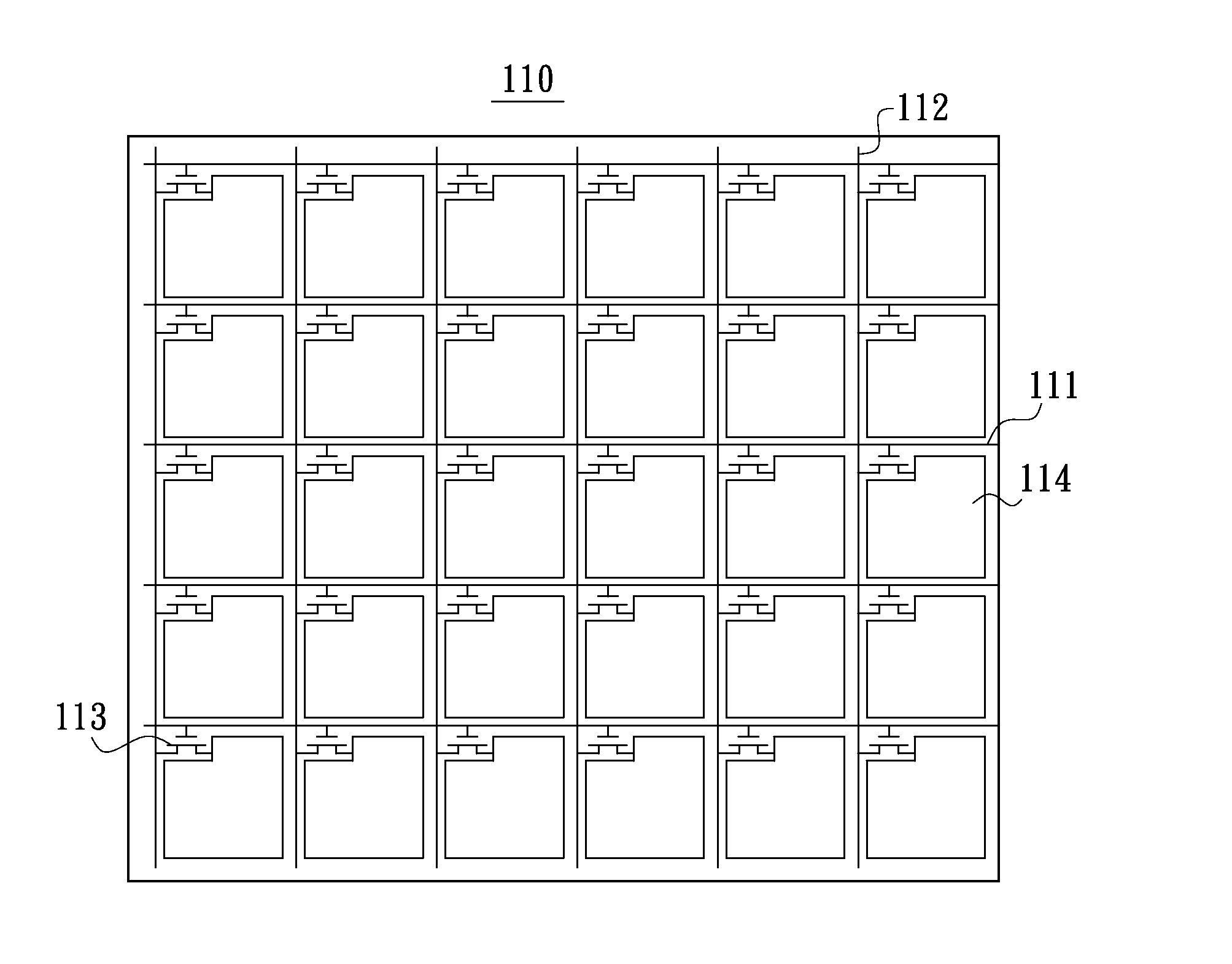 Active element array substrate and flat display using the same