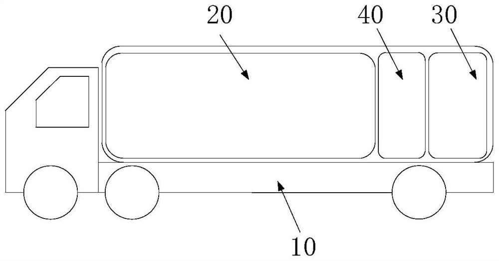 Vehicle-mounted combustible gas treatment equipment