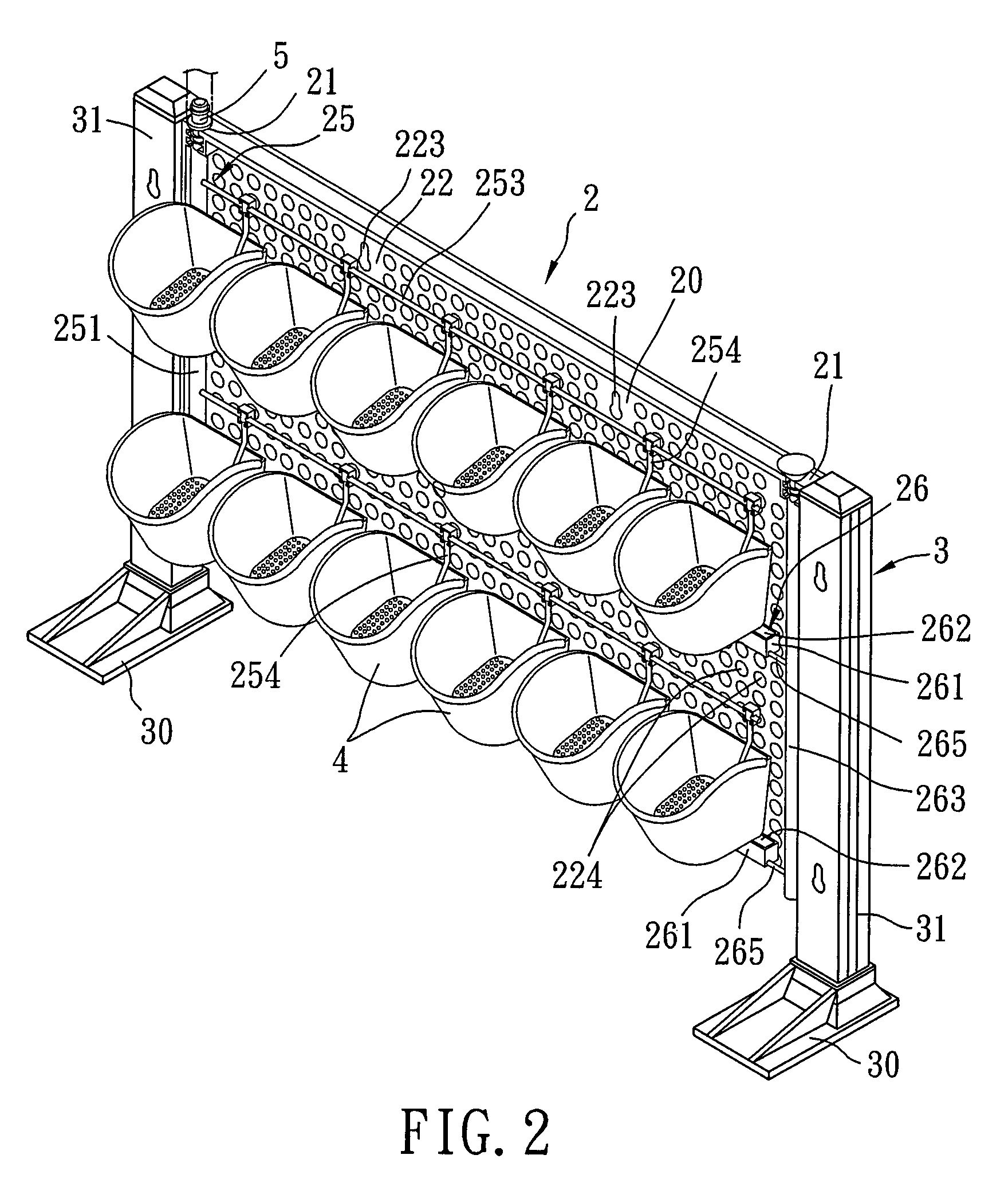 Green wall planting support apparatus