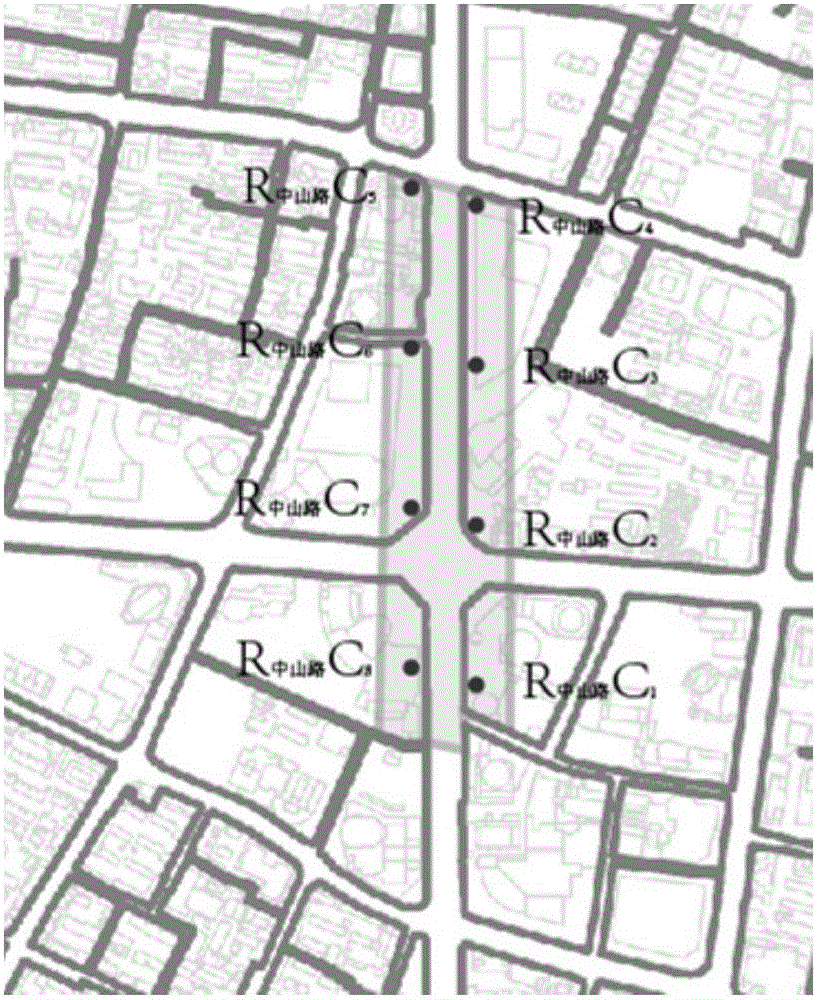 Urban road greenbelt noise reduction guiding optimization control method based on 3D noise map